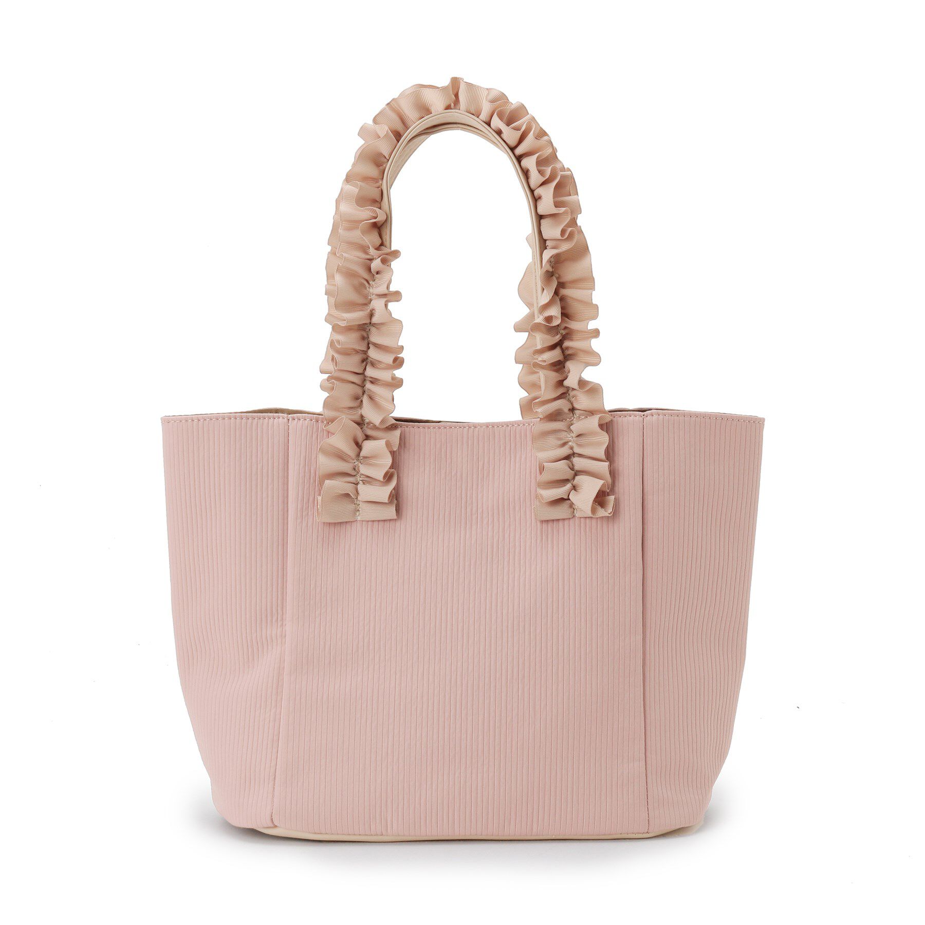 ITS&rsquo;DEMO「【A4対応】ヌビ風フリル手トート」|トートバッグ|