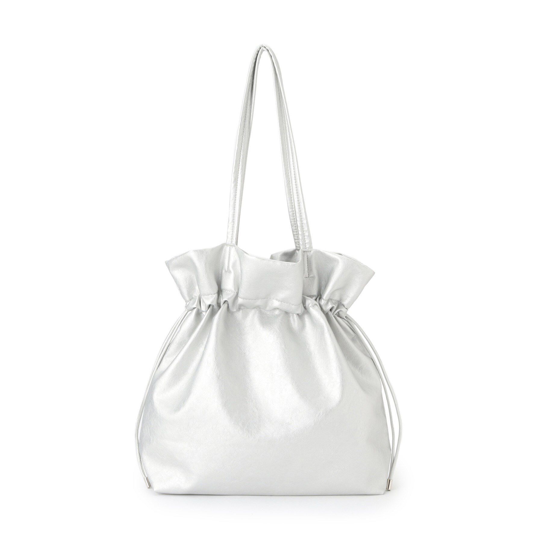 ITS&rsquo;DEMO「【A4対応】合皮巾着トート」|トートバッグ|