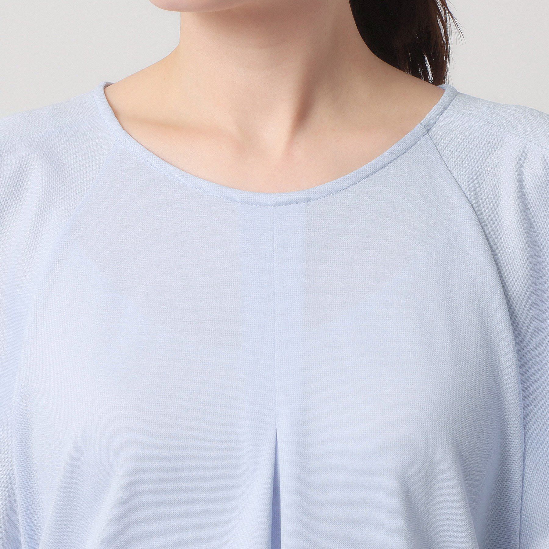 ITS&rsquo;DEMO「【吸水速乾／洗濯機OK／洗濯後しわになりにくい】カットミラノタックプルオーバー」|Tシャツ・カットソー|