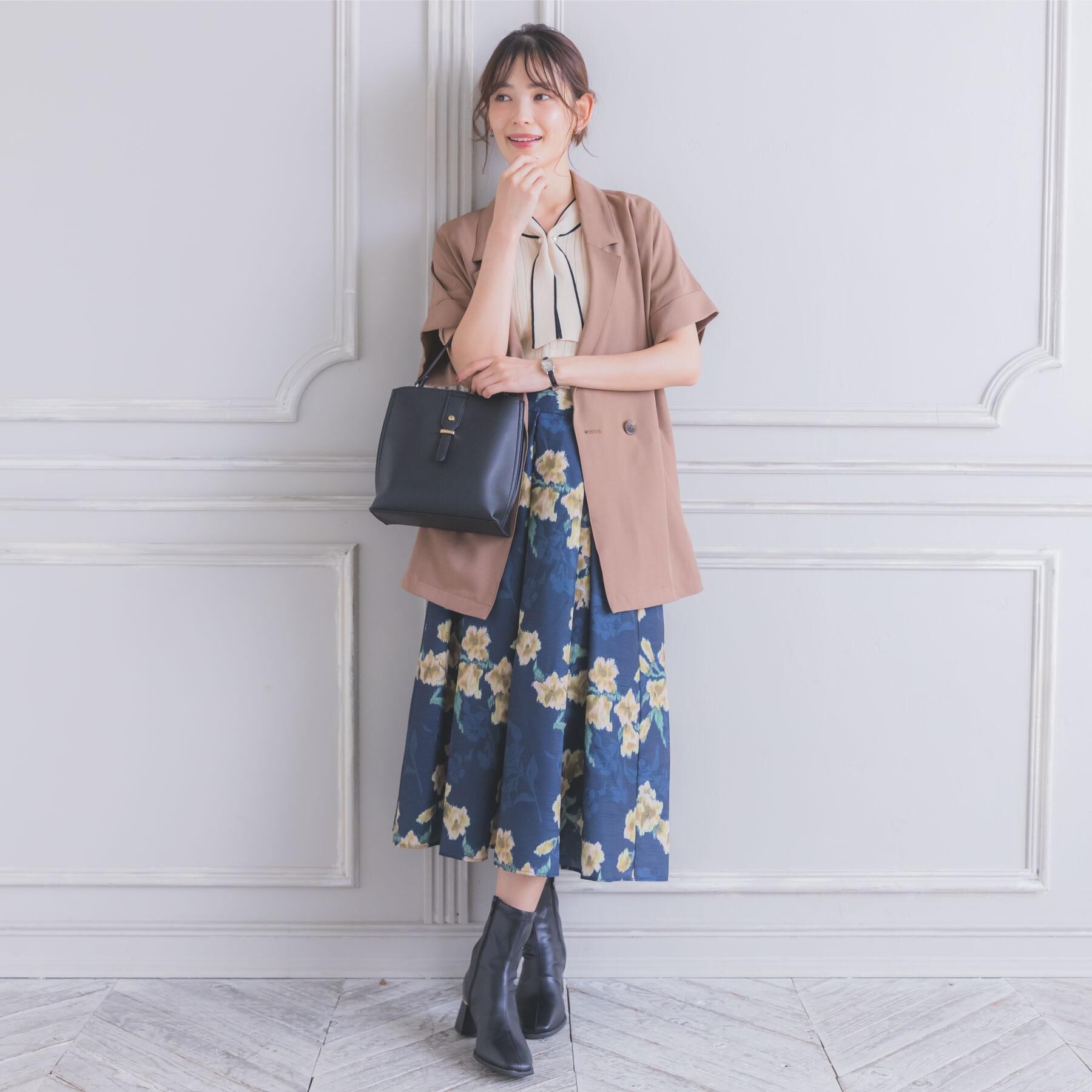 ITS&rsquo;DEMO「【手洗い可】配色ボウタイニット」|ニット・セーター|