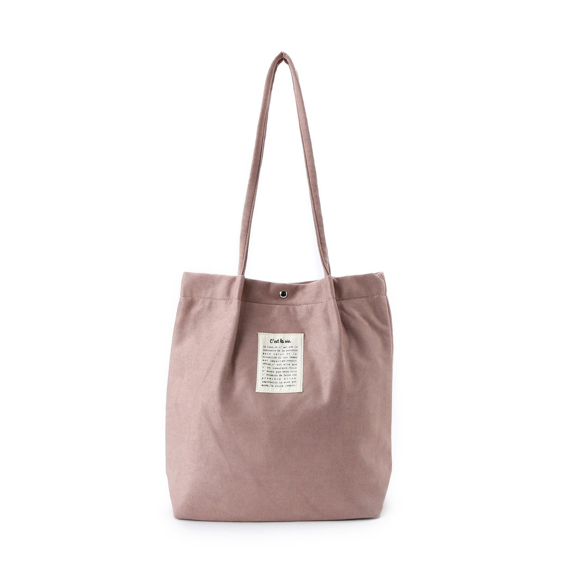 ITS&rsquo;DEMO「【A4対応】スエードハンドルタックトート」|トートバッグ|