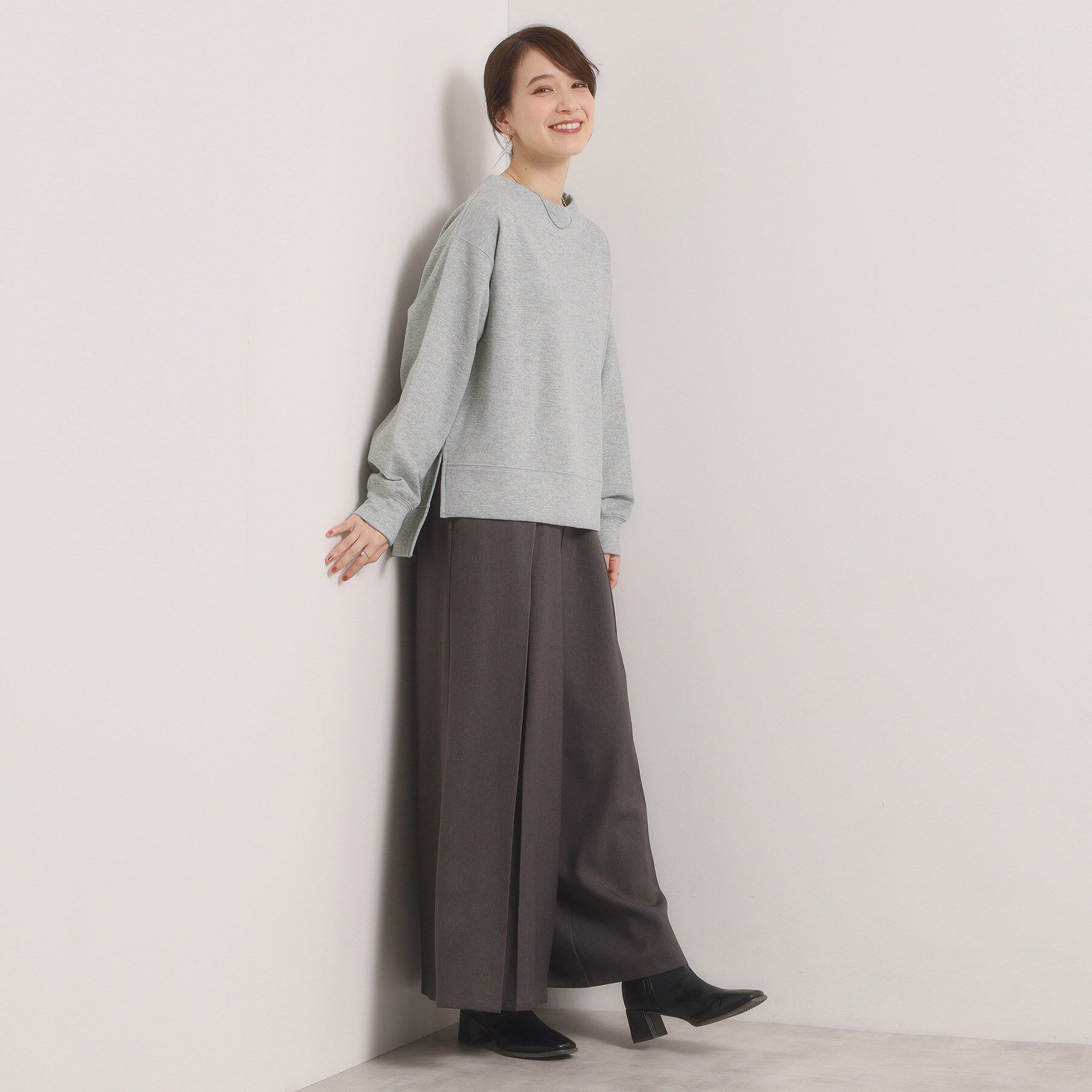 ITS&rsquo;DEMO「【洗濯機OK】ラメ裏毛プルオーバー」|Tシャツ・カットソー|