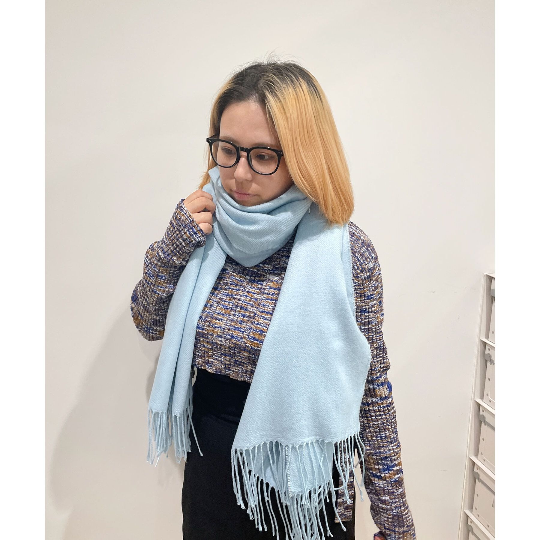 Ober Tashe「洗えるシンプルカラーストール 累計販売約5000枚【防寒／マフラー／無地／ギフト】」|ストール|