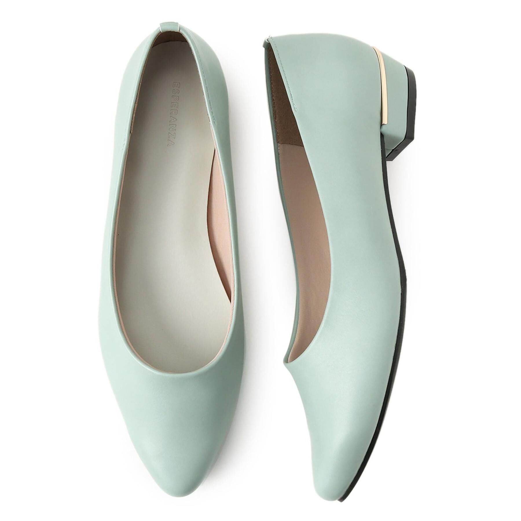 ESPERANZA「《定番》晴雨兼用クッションフラットパンプス」|パンプス|