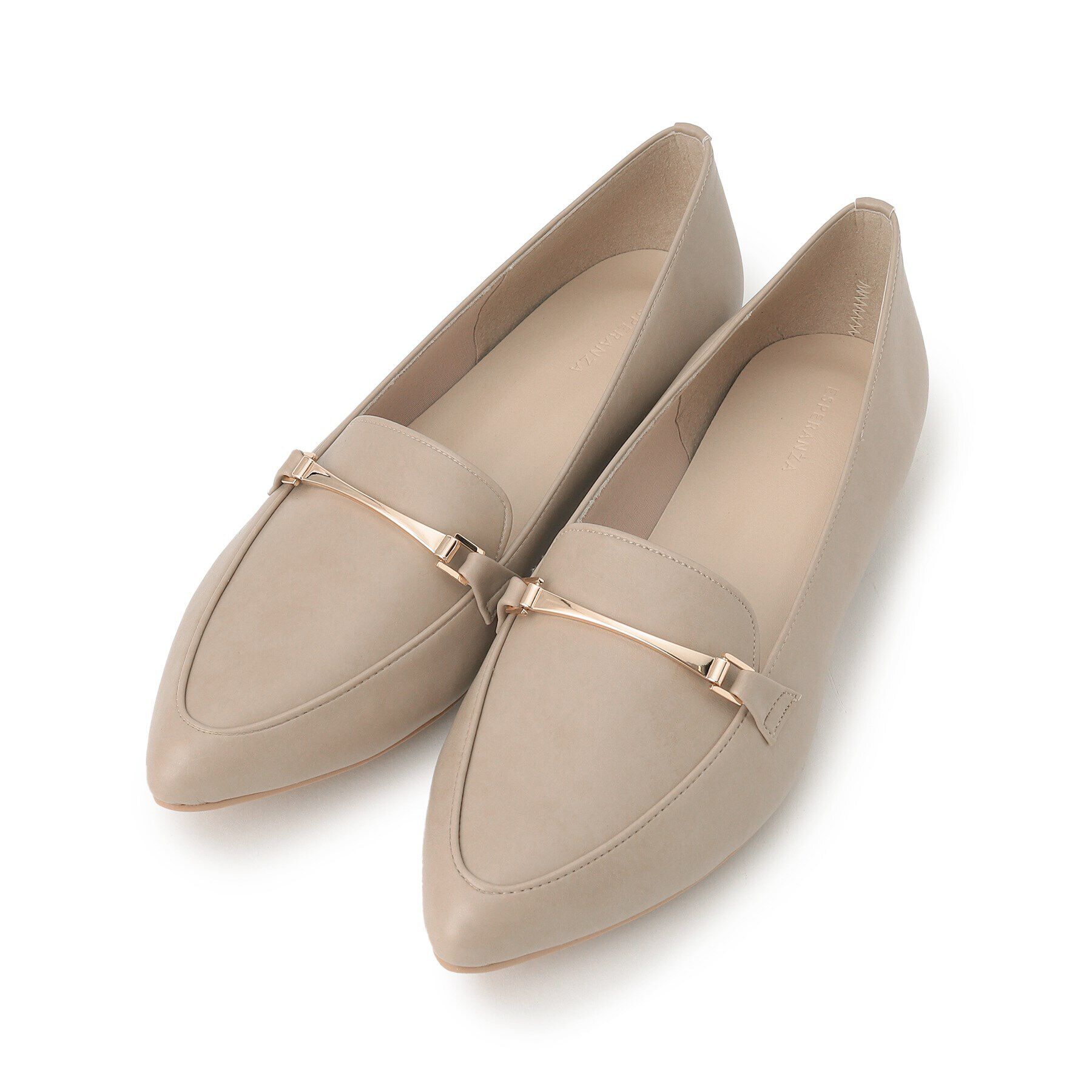 ESPERANZA「ビット付きポインテッドトゥローファーパンプス」|パンプス|