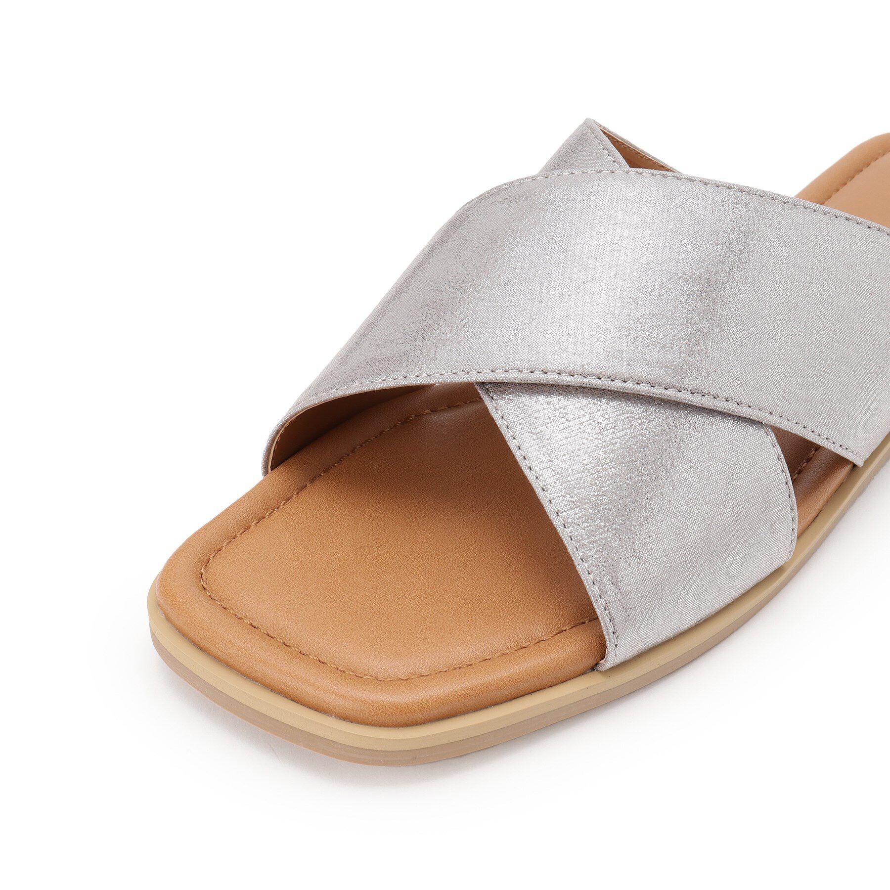 ESPERANZA「【blanca】クロスアッパーフラットサンダル」|サンダル|