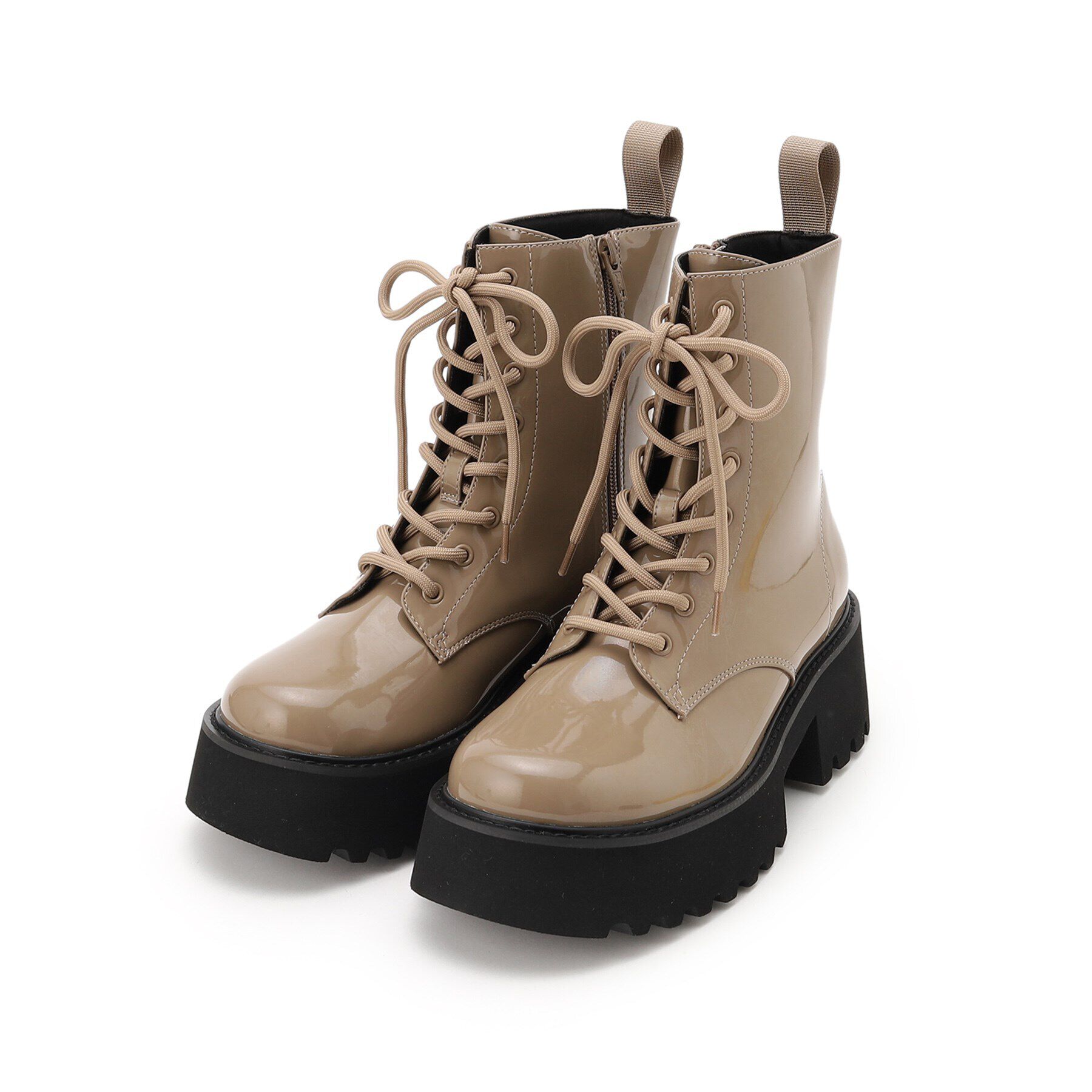 ESPERANZA「レースアップレインブーツ」|ショートブーツ|ｵｰｸ(034)