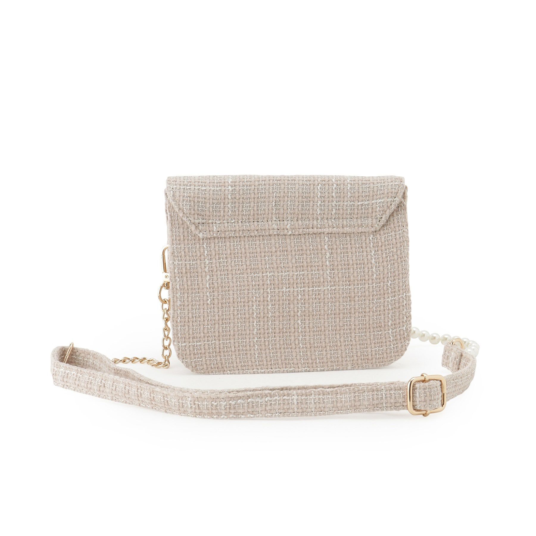 Ober Tashe「フェイクパール&times;チェーンベルト ミニショルダー」|ショルダー・メッセンジャー|