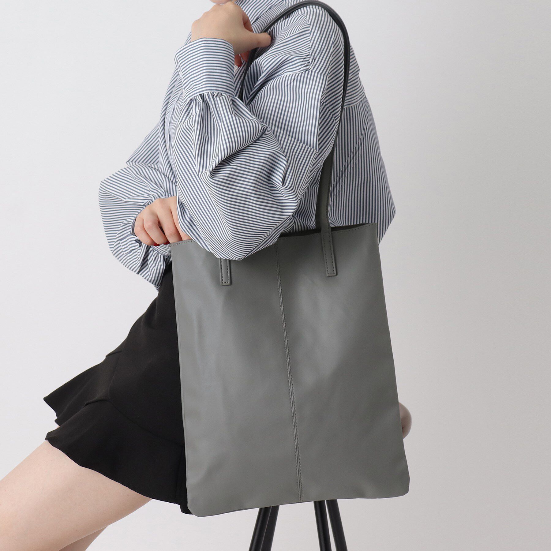 Ober Tashe「合皮フラットトート」|トートバッグ|