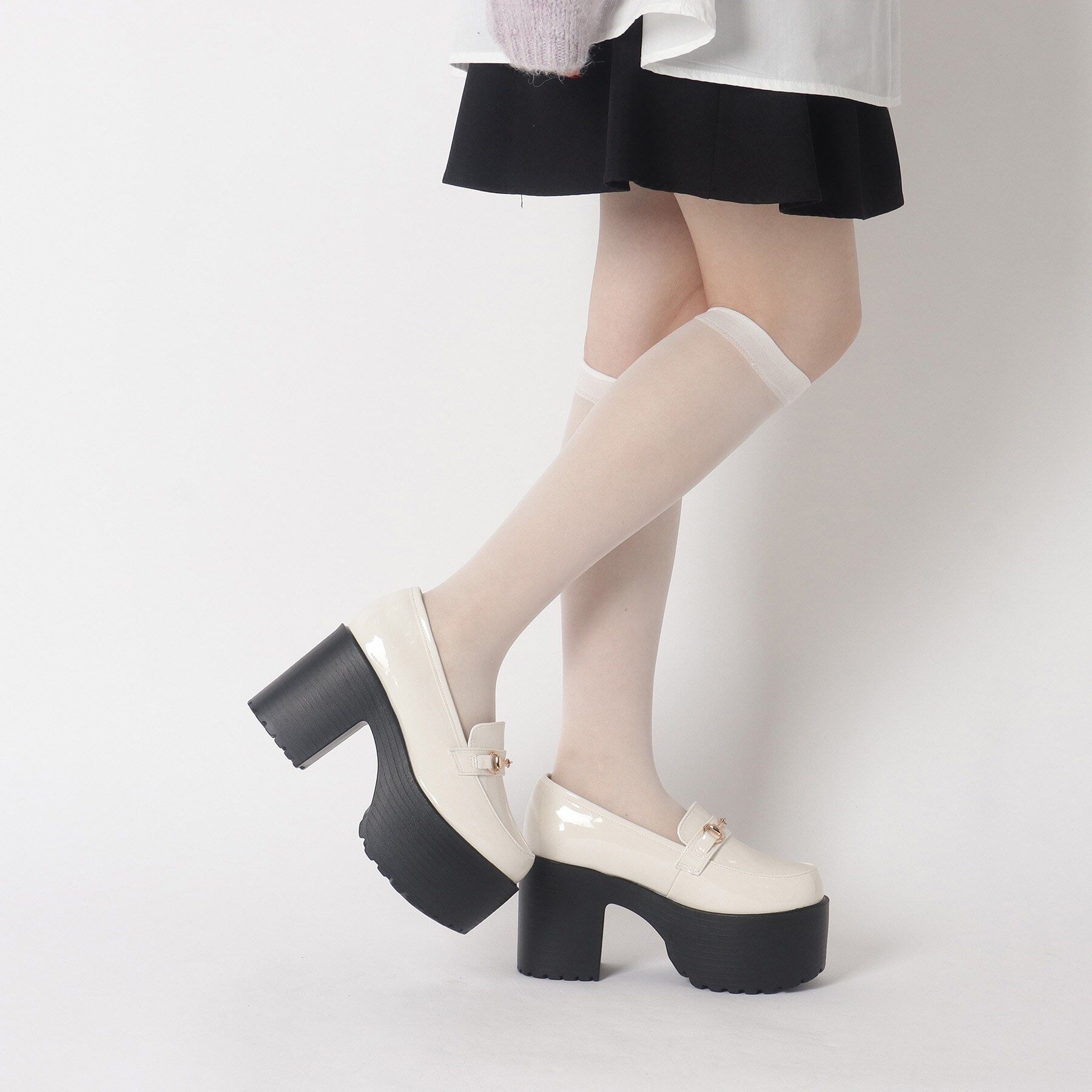 csT&P「厚底ビット付きローファーパンプス」|パンプス|