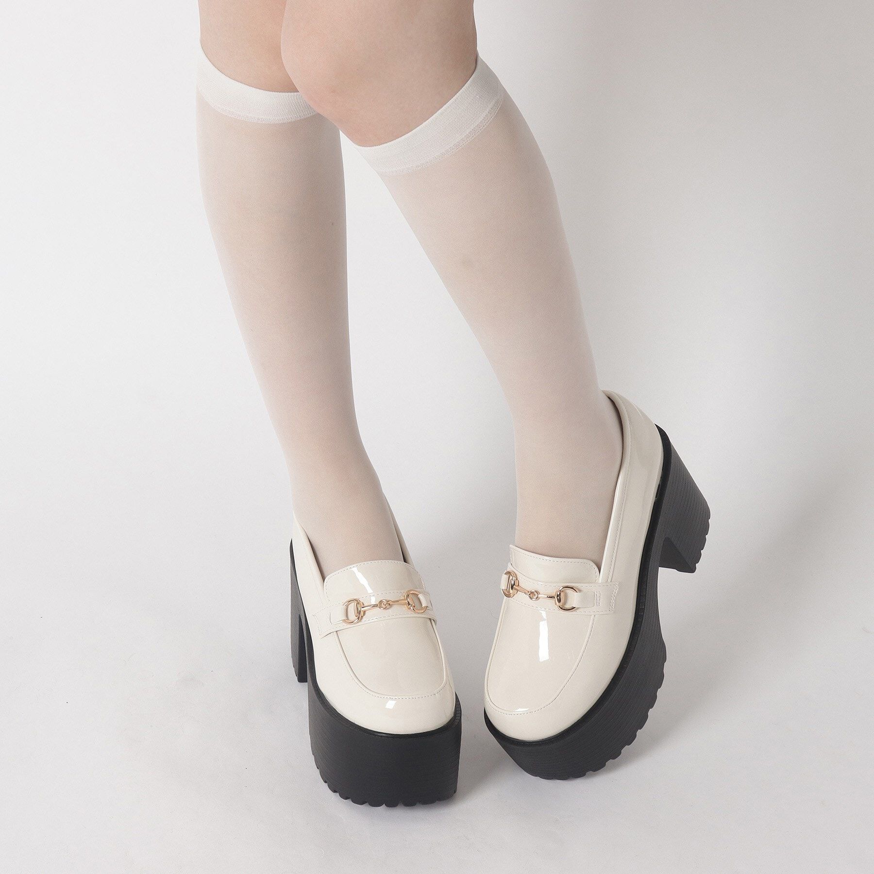 csT&P「厚底ビット付きローファーパンプス」|パンプス|