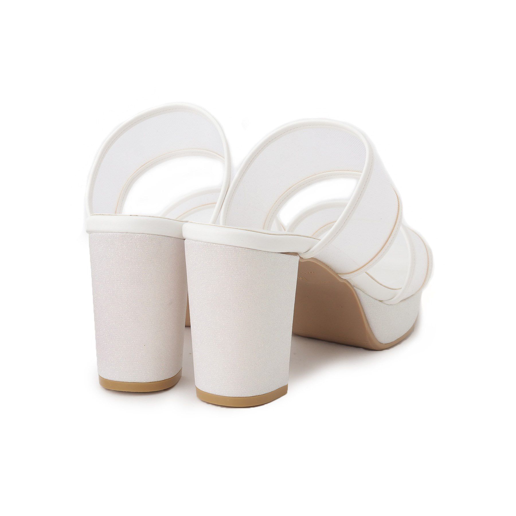 ESPERANZA「ダブルベルトラメ厚底ミュールサンダル 24SS」|サンダル|