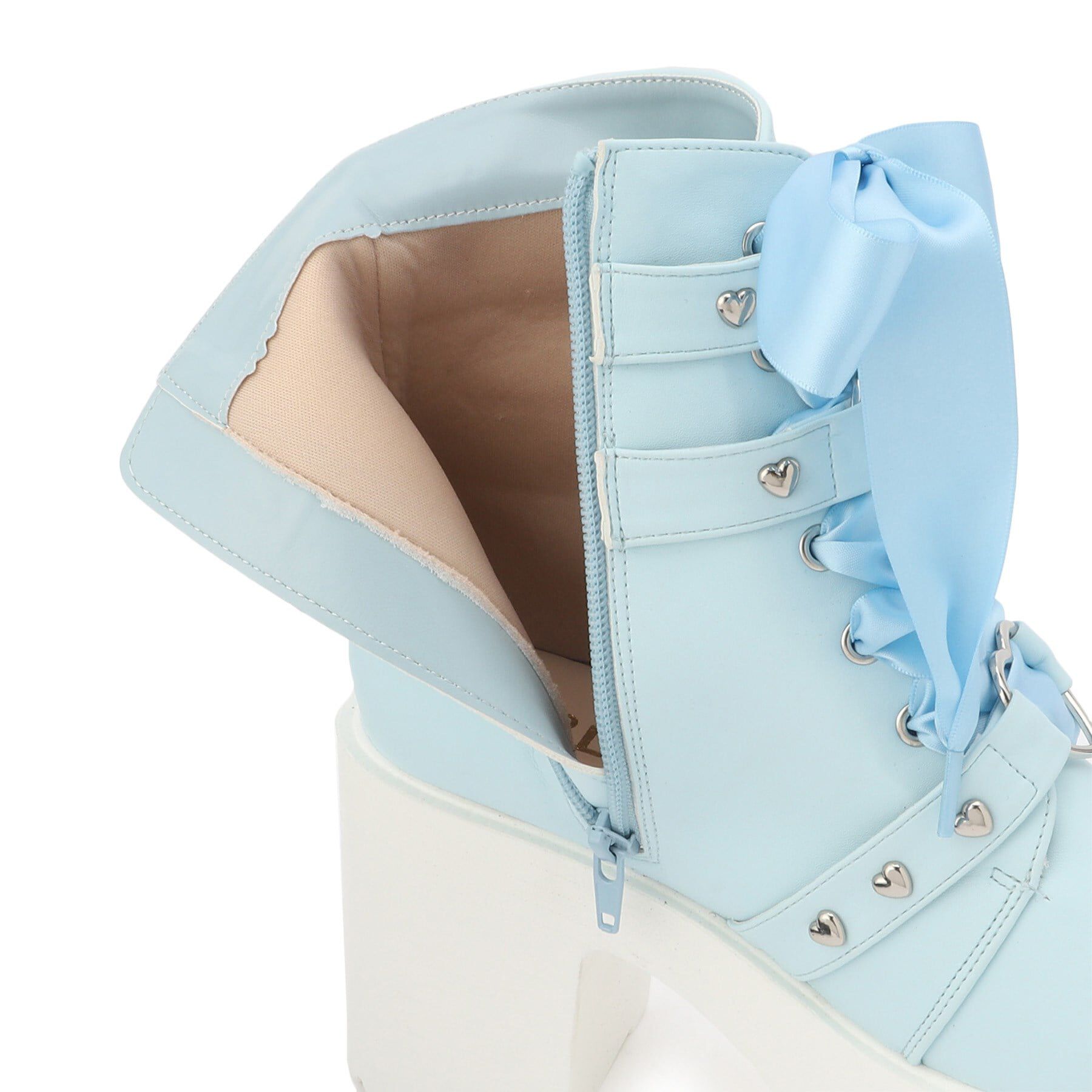 csT&P「厚底キラキラハート付きブーツ」|ショートブーツ|