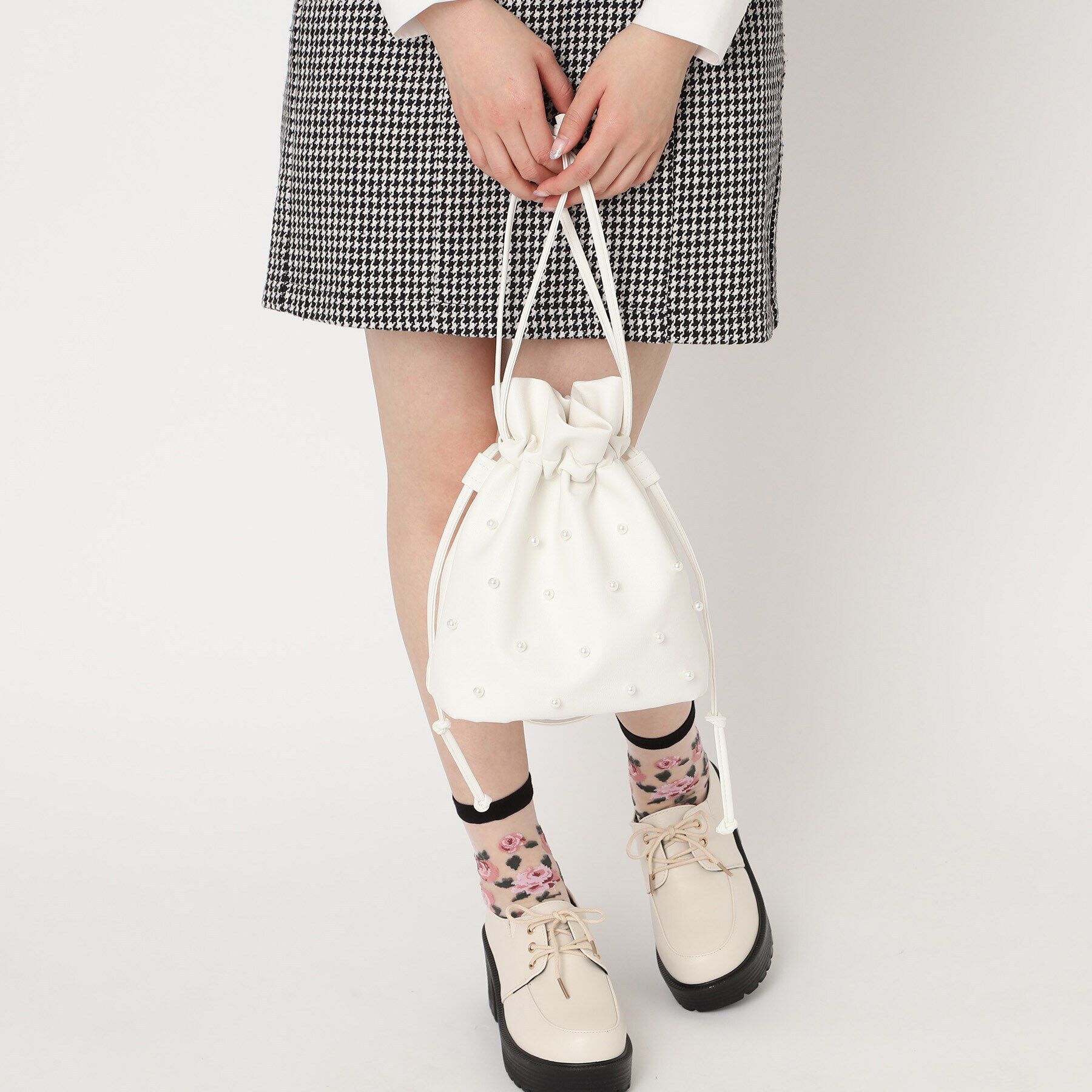 Ober Tashe「パール調巾着2WAYショルダー」|ショルダー・メッセンジャー|