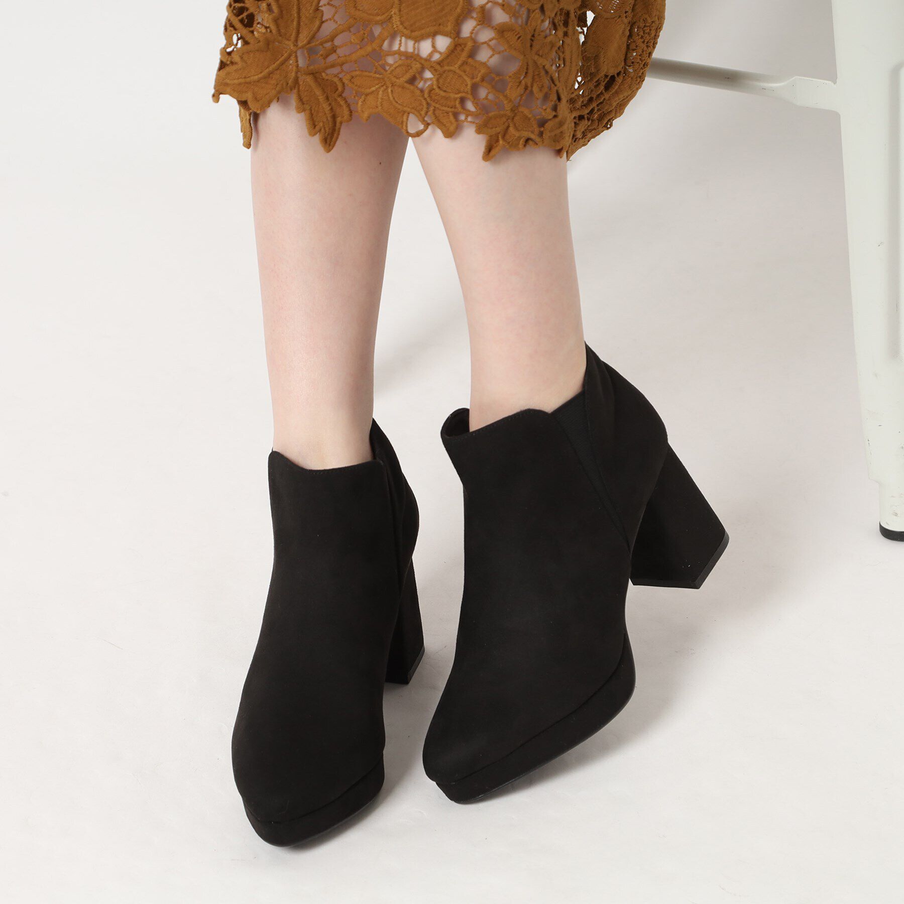 ESPERANZA「アーモンドストームブーティ」|ショートブーツ|