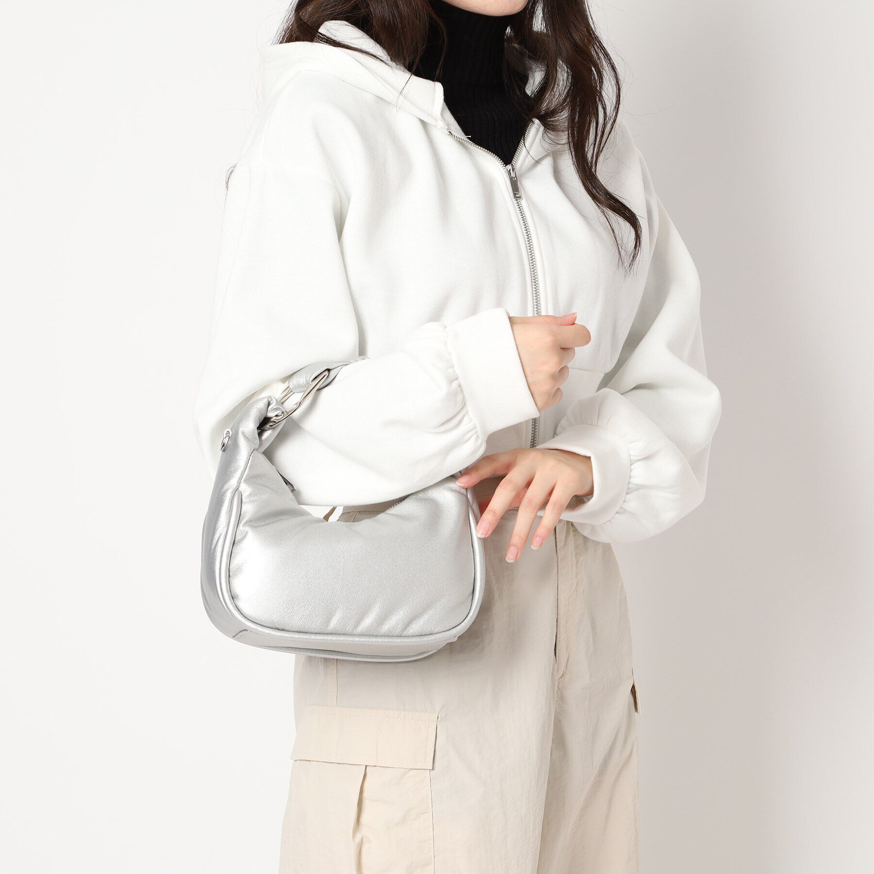 ESPERANZA「メタルアクセントパフィミニショルダー」|ショルダー・メッセンジャー|