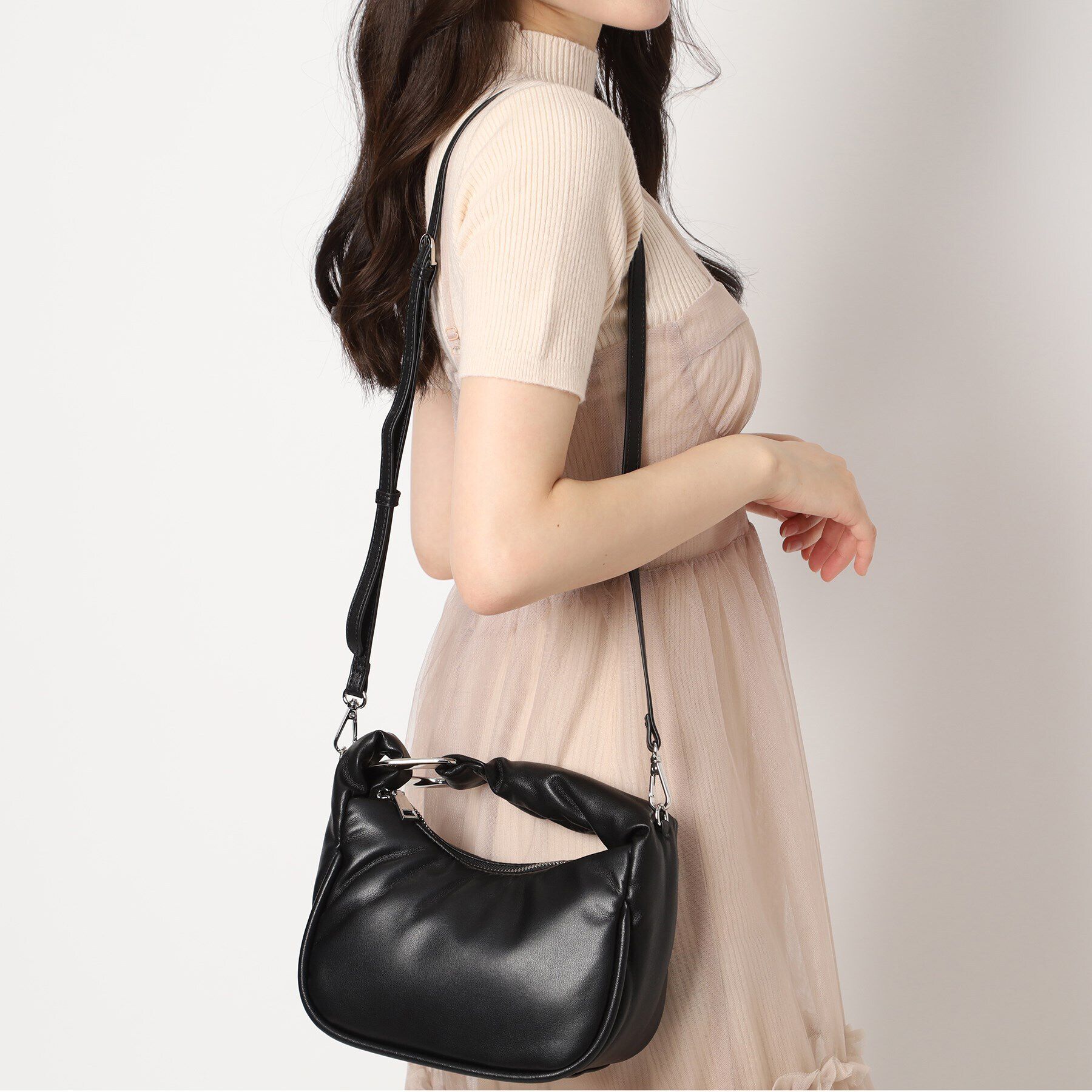 ESPERANZA「メタルアクセントパフィミニショルダー」|ショルダー・メッセンジャー|