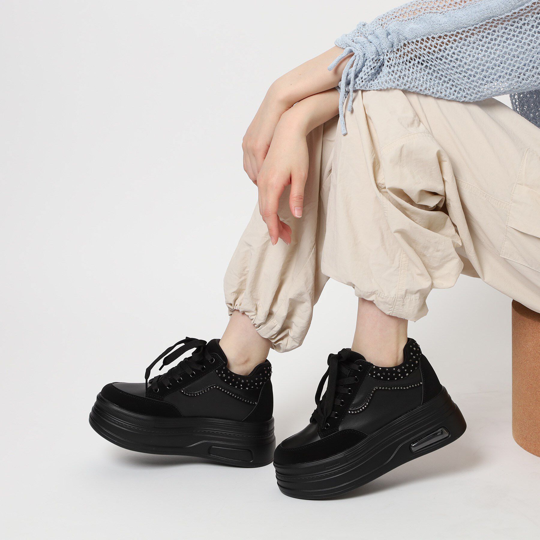 ESPERANZA「きゅんフィットインソールラインストーンスニーカー」|スニーカー|