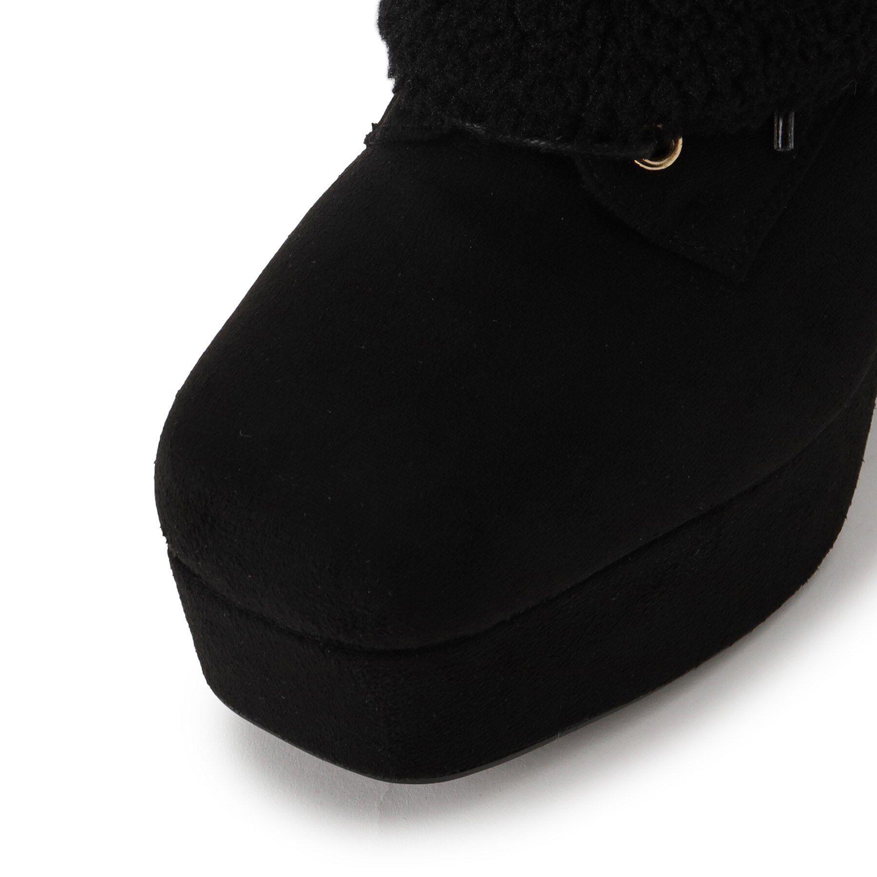 ESPERANZA「【ラク盛り／ショートブーツ】リピーター続出／脚長美脚 3WAYボアレースアップショートブーツ」|ショートブーツ|