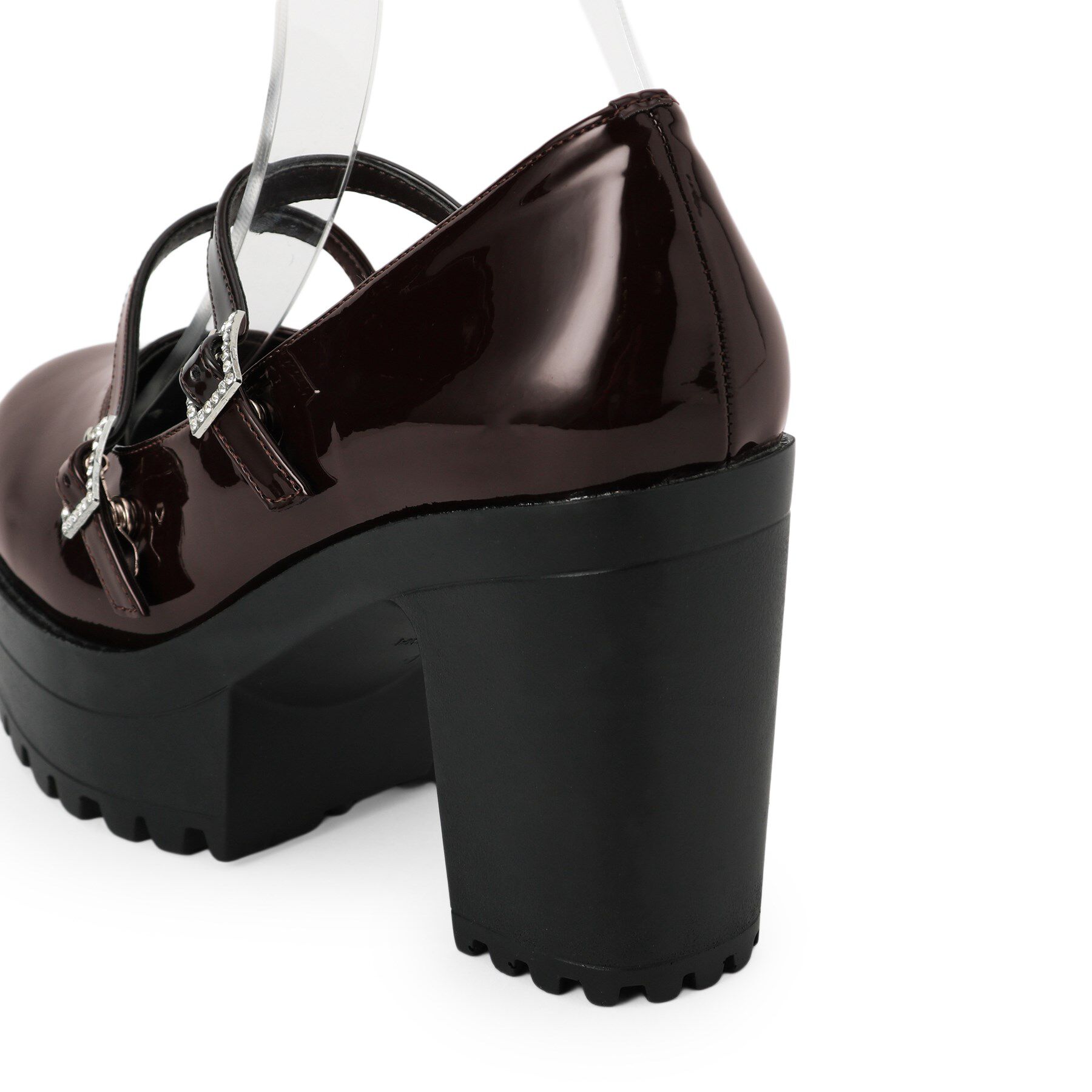 csT&P「厚底キラキラダブルストラップパンプス」|パンプス|