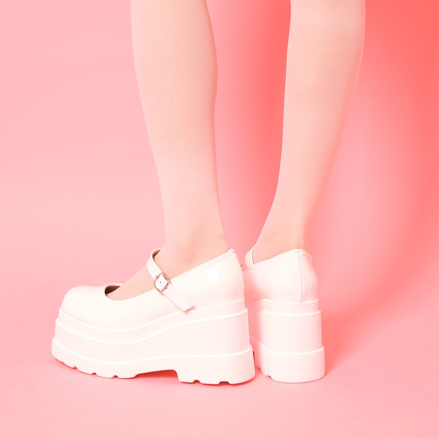 csT&P「ストラップ厚底パンプス」|パンプス|