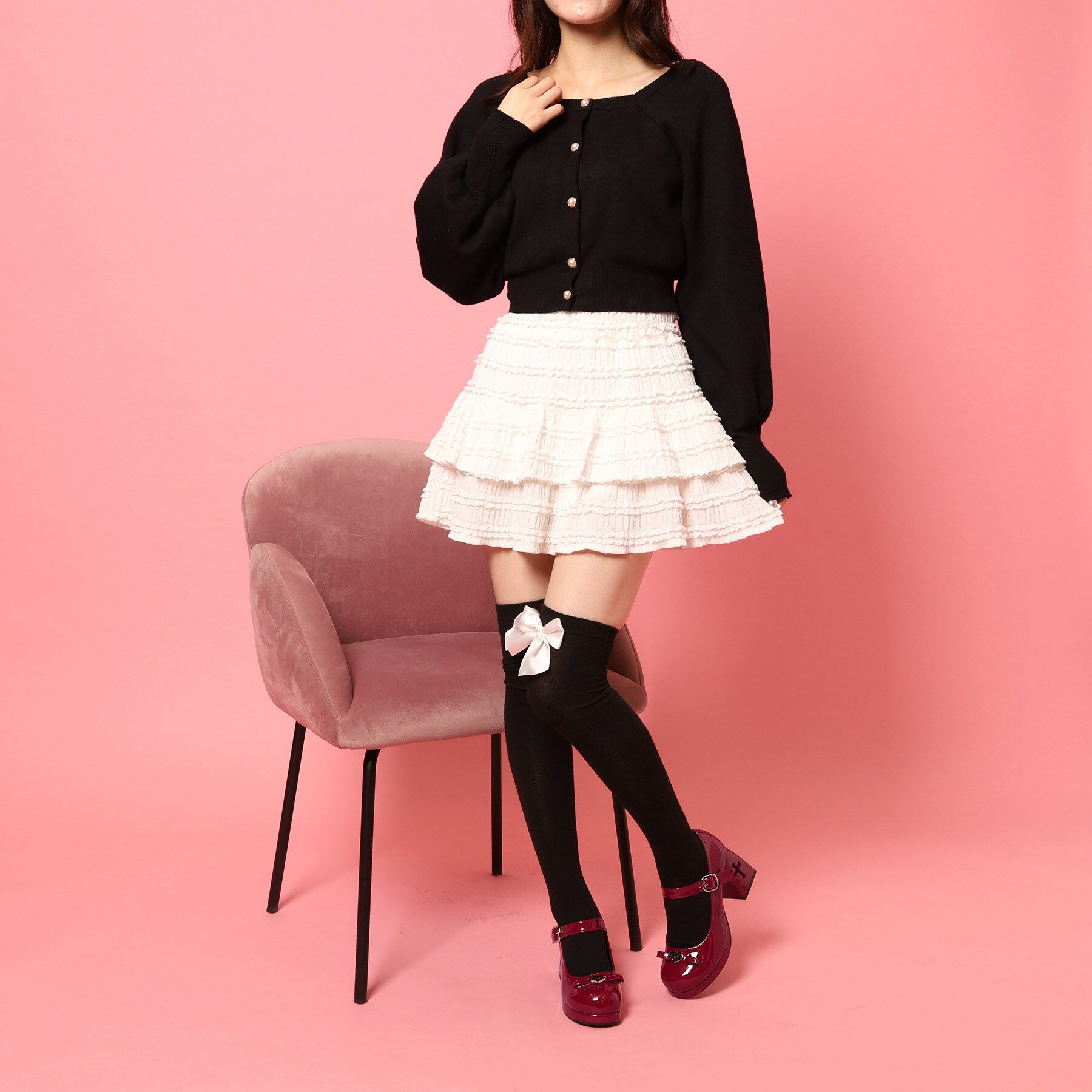 csT&P「厚底十字架くり抜きパンプス」|パンプス|