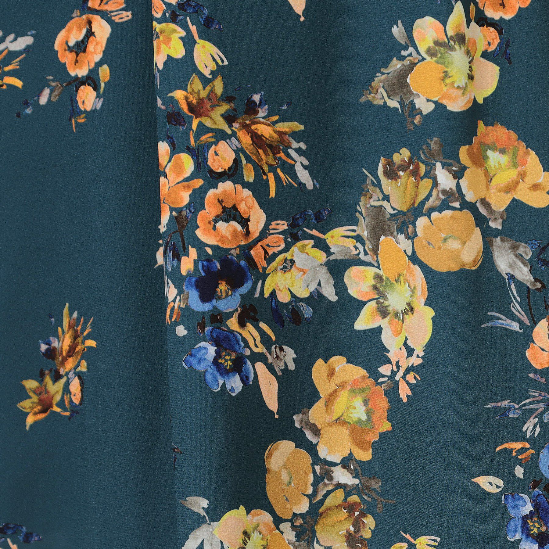 SunaUna「【co creation and yours／SS～L】花柄パネルワンピース」|ワンピース|