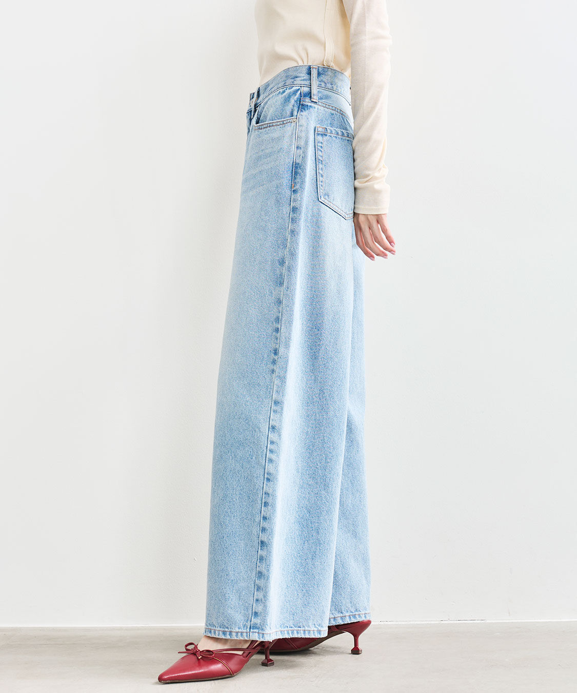 COCO DEAL「バレルワイドデニムパンツ」|デニム|