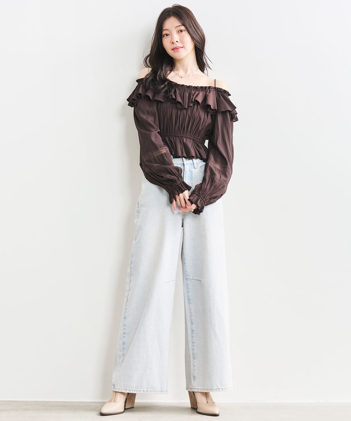 COCO DEAL「バレルワイドデニムパンツ」|デニム|