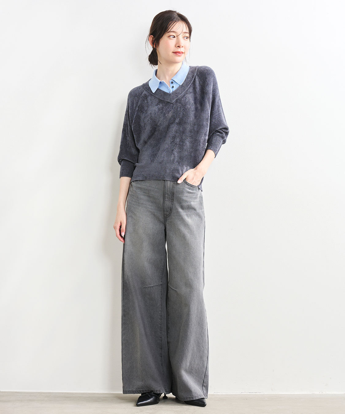 COCO DEAL「バレルワイドデニムパンツ」|デニム|