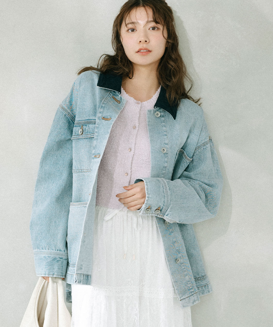 COCO DEAL「デニムカバーオール」|デニムジャケット|