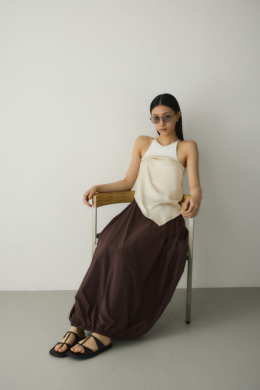 STYLEMIXER「ACTIVE撥水フォルムバルーンスカート」|スカート|BRN