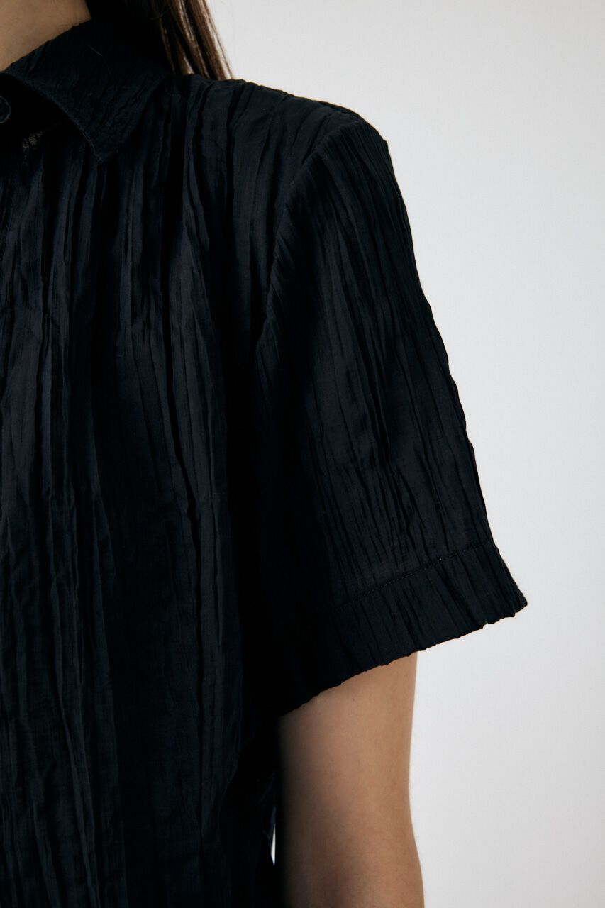 MOUSSY「SIDE GATHER H／S シャツ」|シャツ・ブラウス|