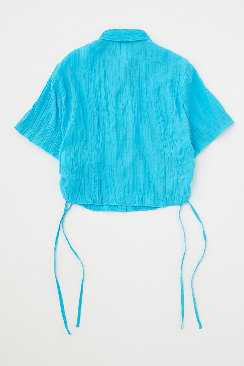 MOUSSY「SIDE GATHER H／S シャツ」|シャツ・ブラウス|