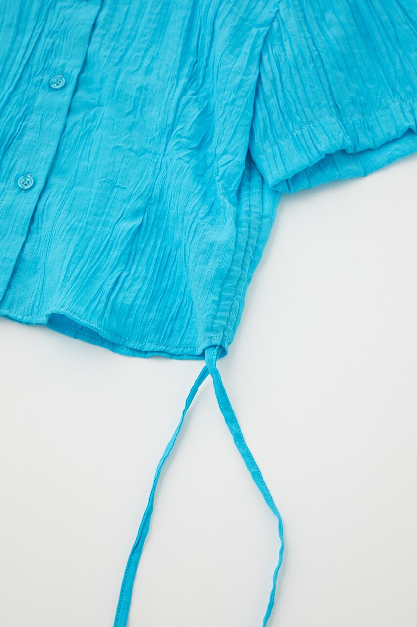 MOUSSY「SIDE GATHER H／S シャツ」|シャツ・ブラウス|