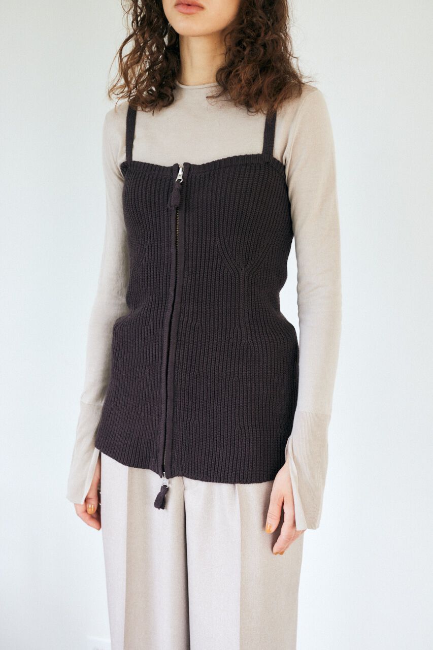 MOUSSY「バック スリット THIN ニット」|ニット・セーター|