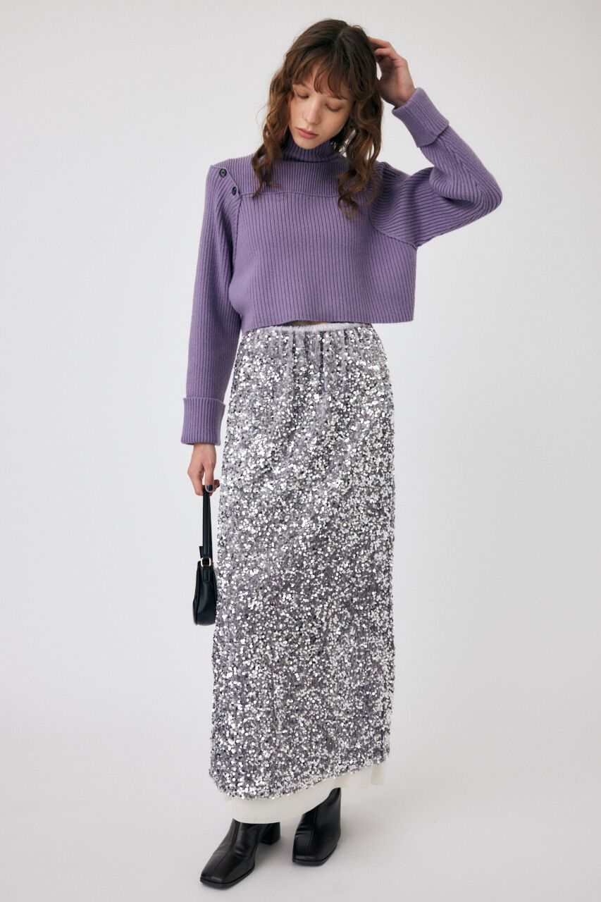 MOUSSY「SPANGLE スカート」|スカート|