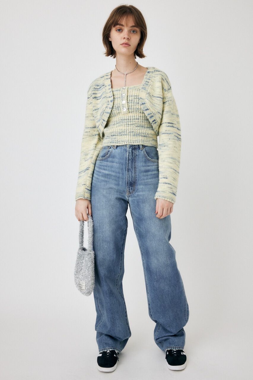MOUSSY「KNIT BOLERO セット」|ニット・セーター|BLU