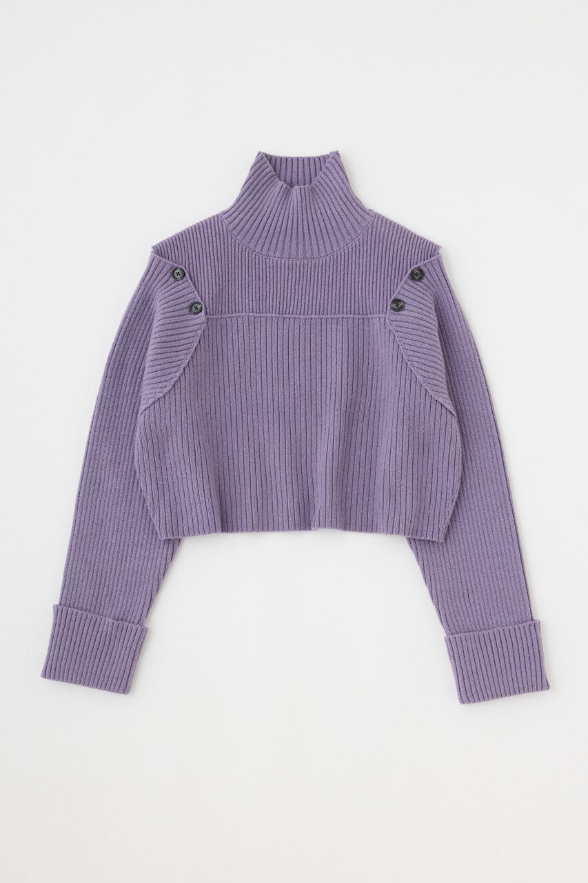 MOUSSY「LAYERED LIKE オープンショルダーニット」|ニット・セーター|