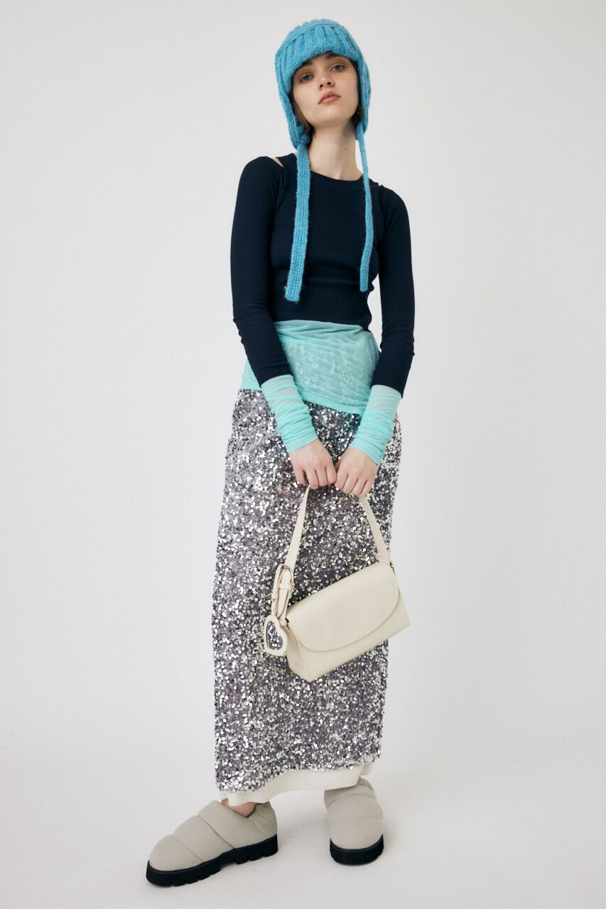 MOUSSY「COLOR BLOCK DOUBLE LAYER LSTシャツ」|Tシャツ・カットソー|