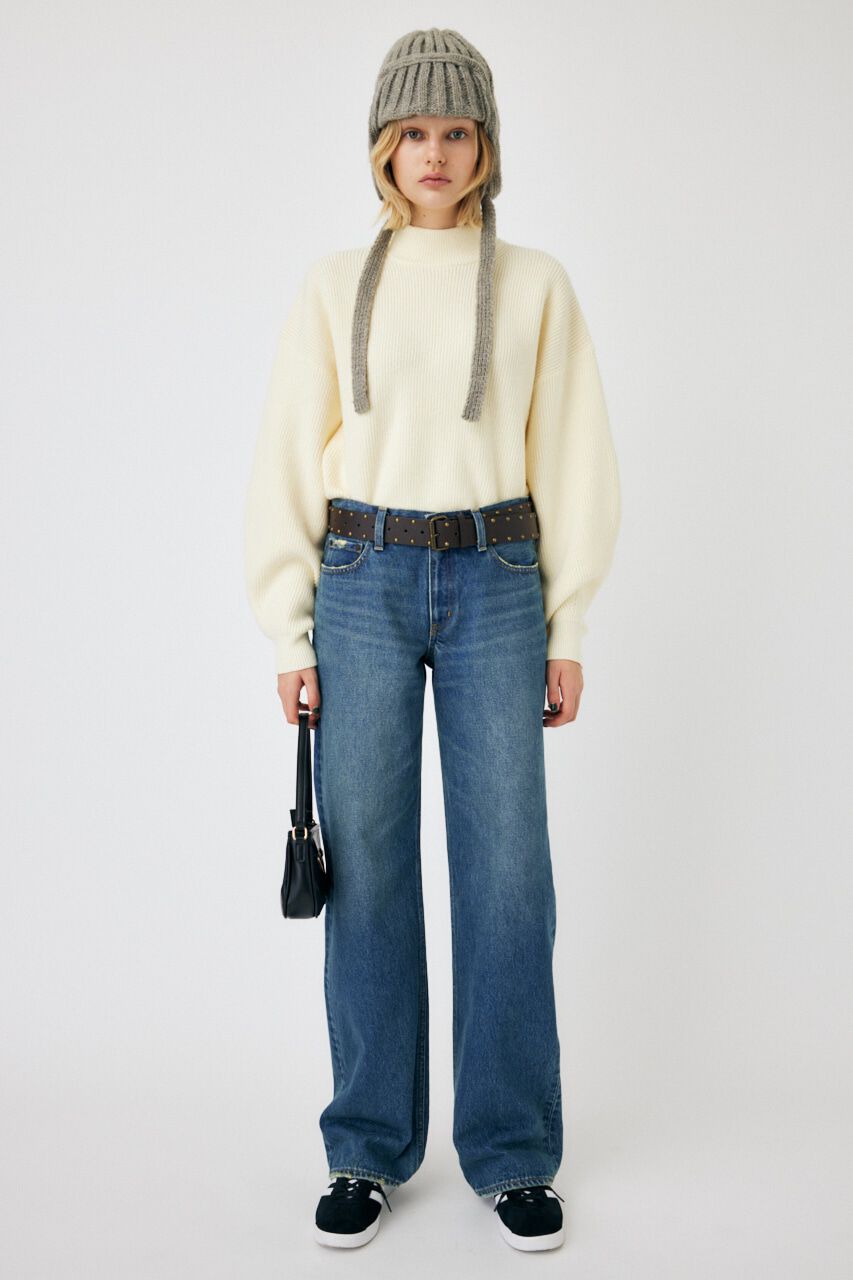 MOUSSY「MOCK NECK COMPACT ニット」|ニット・セーター|