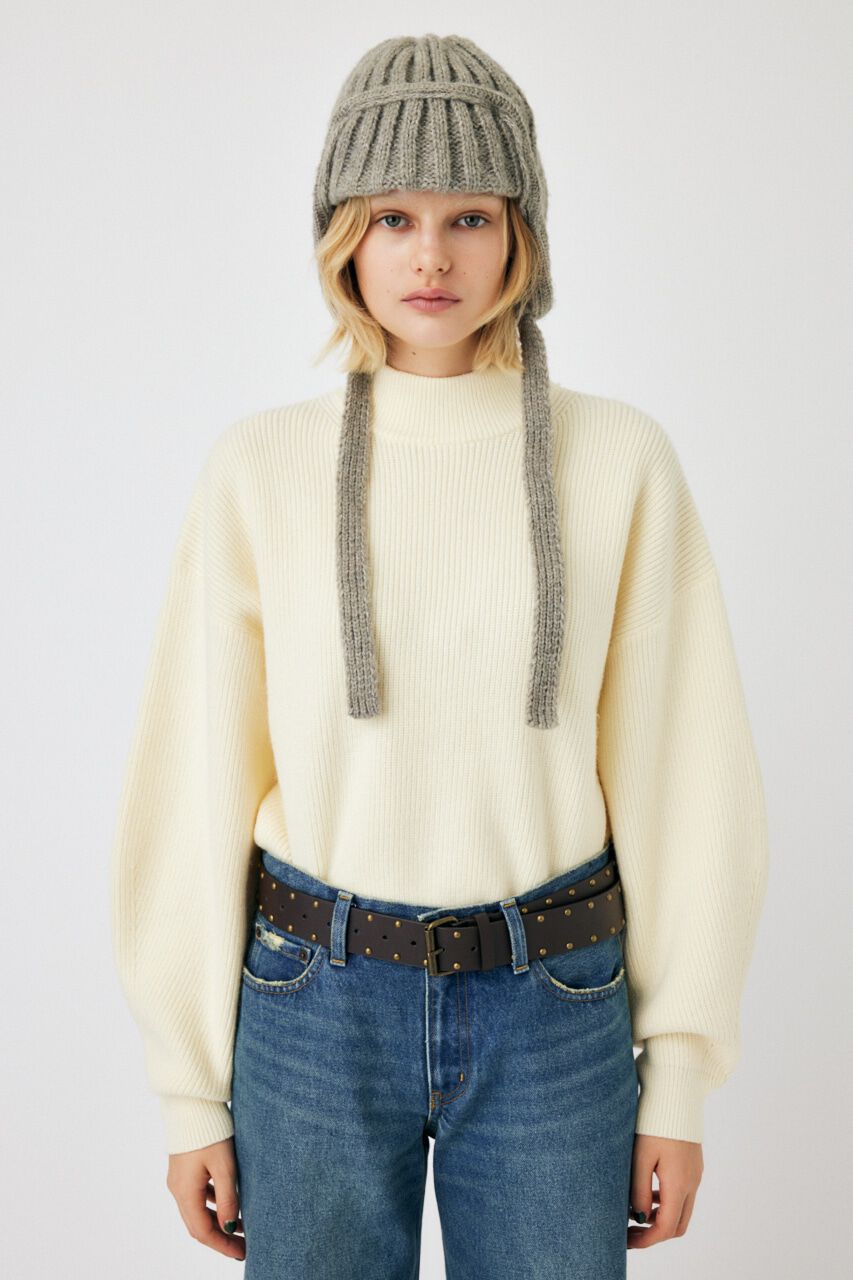 MOUSSY「MOCK NECK COMPACT ニット」|ニット・セーター|