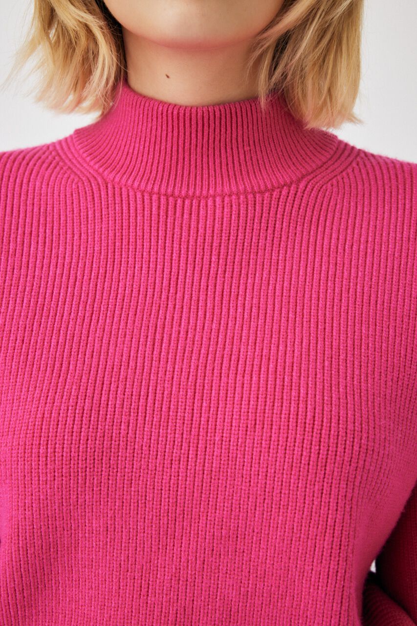 MOUSSY「MOCK NECK COMPACT ニット」|ニット・セーター|