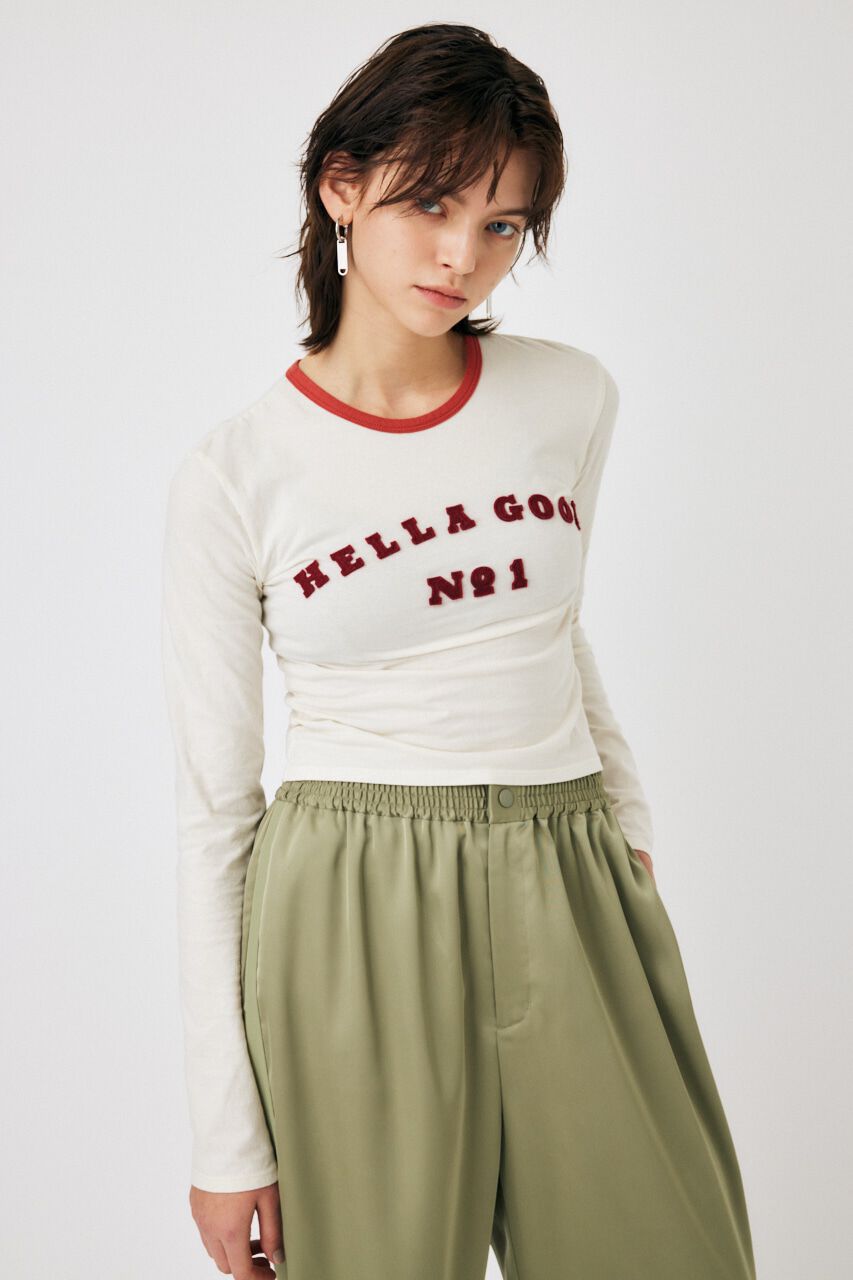 MOUSSY「PATCHED LOGO LS Tシャツ」|Tシャツ・カットソー|