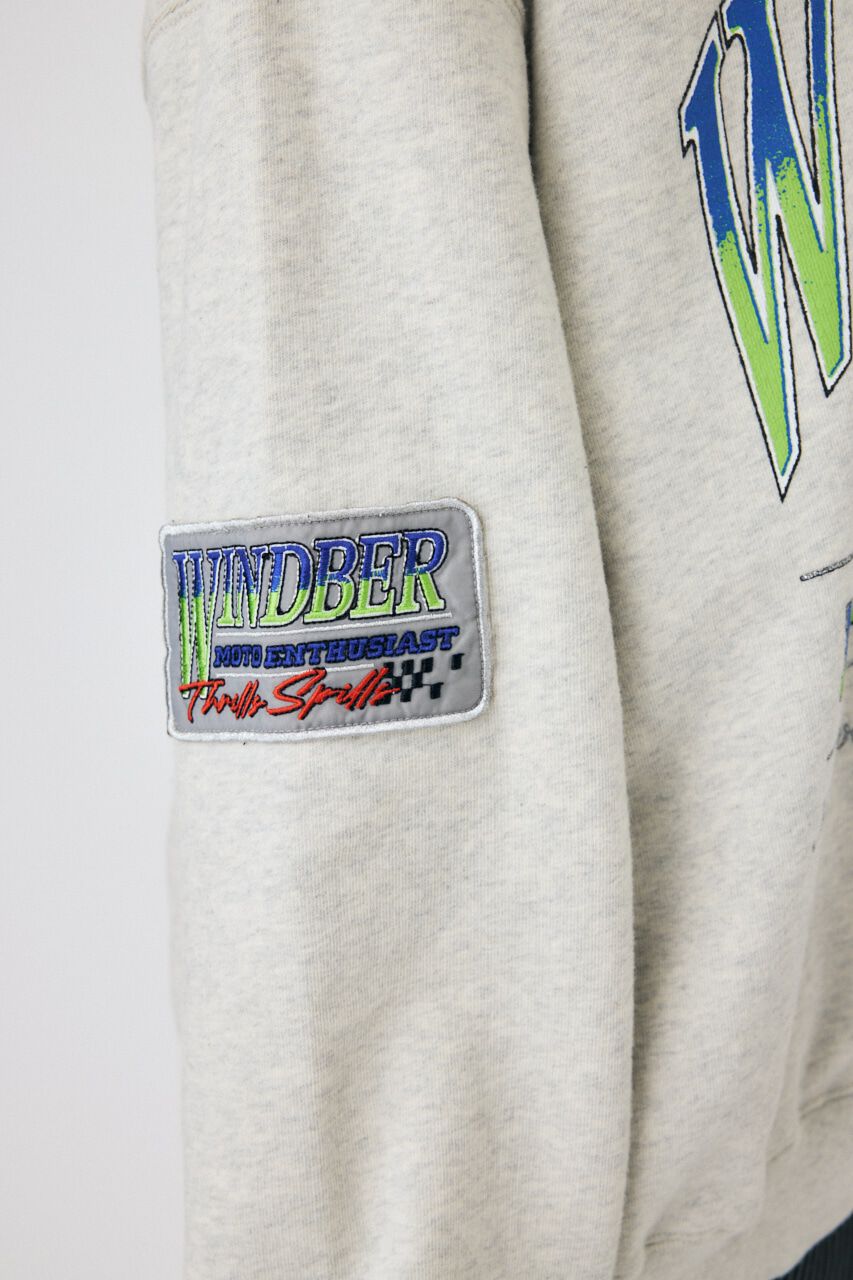 MOUSSY「ZIPPERED MOTO プルオーバー」|パーカー|