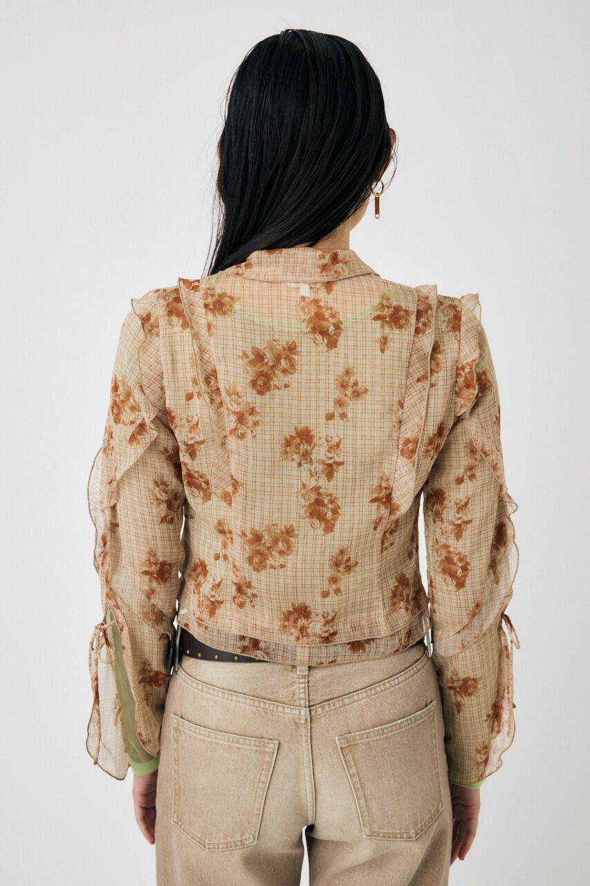 MOUSSY「CHIFFON MELLOW ブラウス」|シャツ・ブラウス|