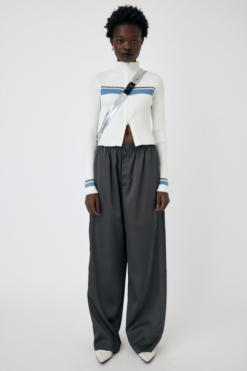 MOUSSY「W ZIP TRUCK ニット」|ニット・セーター|