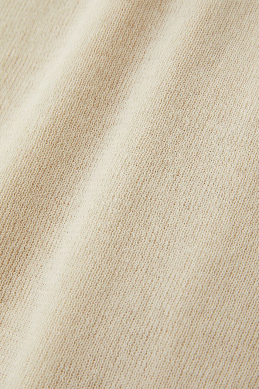 MOUSSY「ｵｰｶﾞﾆｯｸｺｯﾄﾝ使用の薄手ﾆｯﾄやわらかな着心地の前後で着ら 」|ニット・セーター|