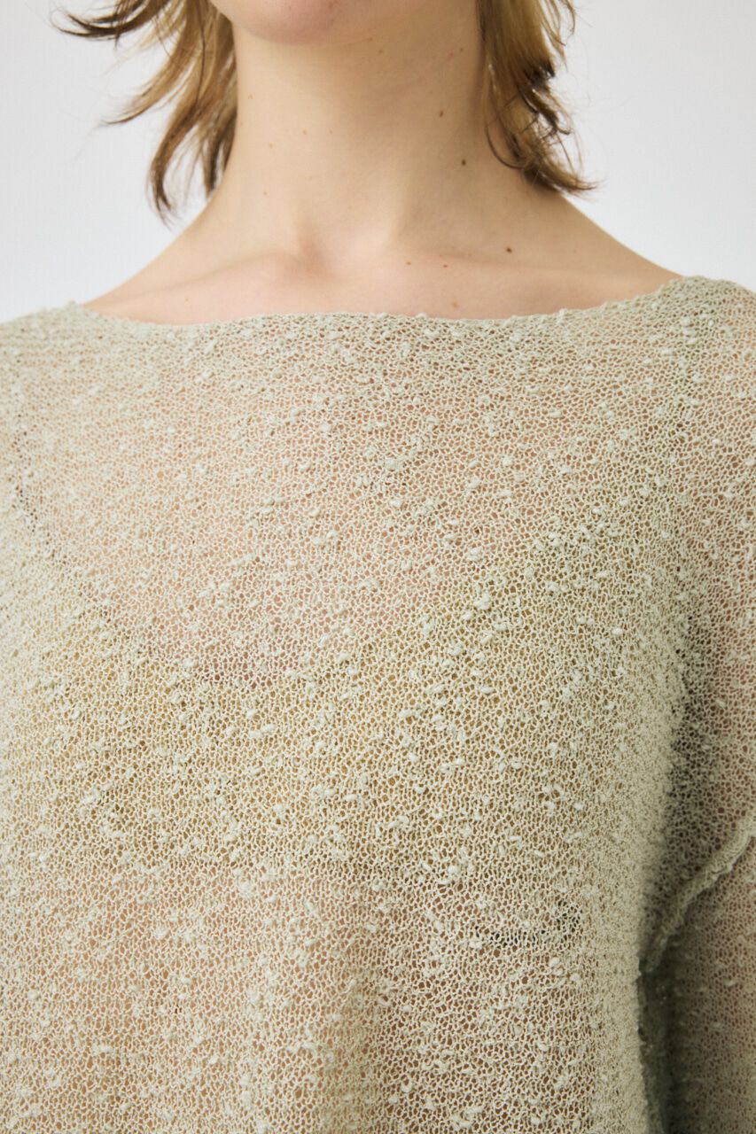 MOUSSY「NEP YARN LOOSE OVER ニット」|ニット・セーター|