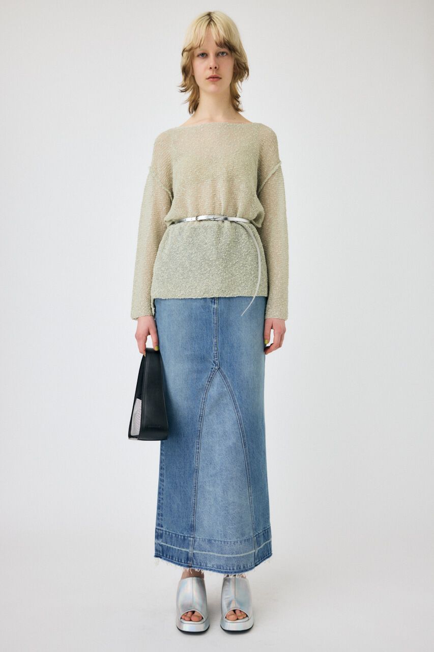 MOUSSY「NEP YARN LOOSE OVER ニット」|ニット・セーター|